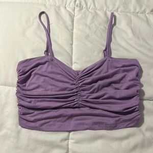 Purple Crop Top
